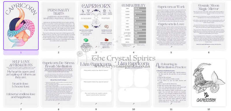 Capricorn Crystal Kit