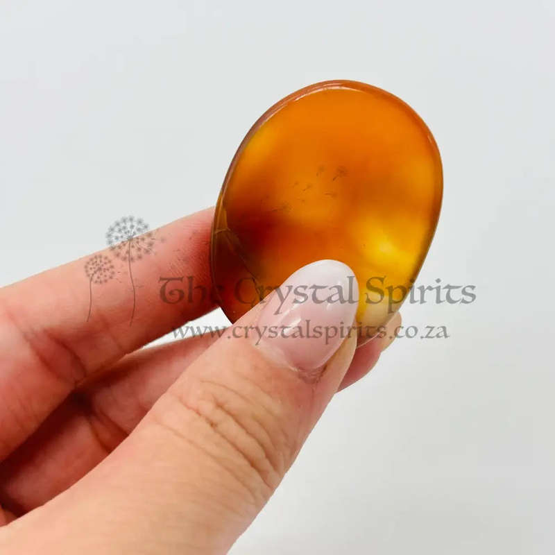 Carnelian Worry Stone
