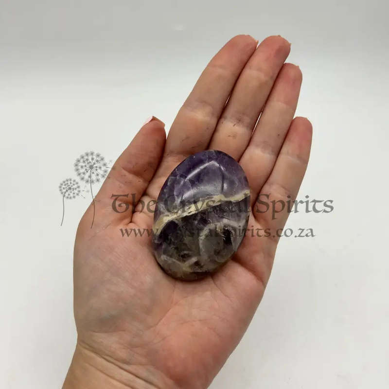 Chevron Amethyst Palm Piece