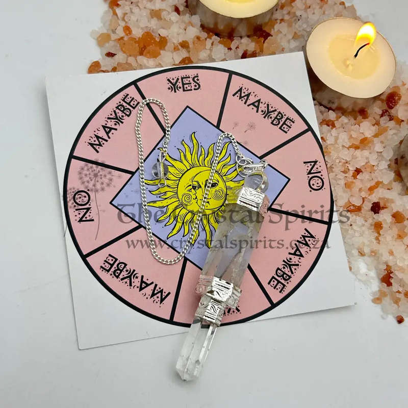 Clear Quartz Crystal Pendulum