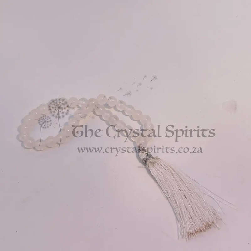 Clear Quartz Crystal Prayer Beads