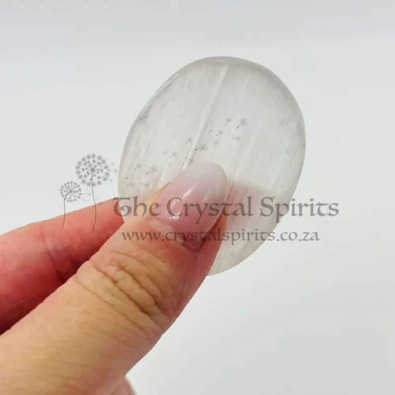 Clear Quartz  Crystal Worry Stone
