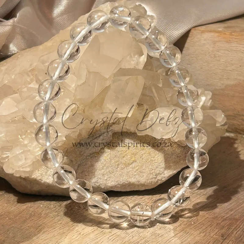 Clear Quartz Gemstone Bracelet