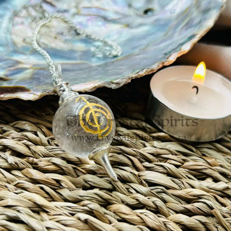 Clear Quartz Reiki Pendulum