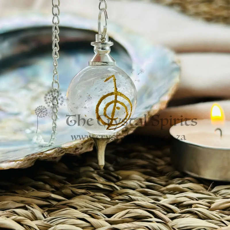 Clear Quartz Reiki Pendulum