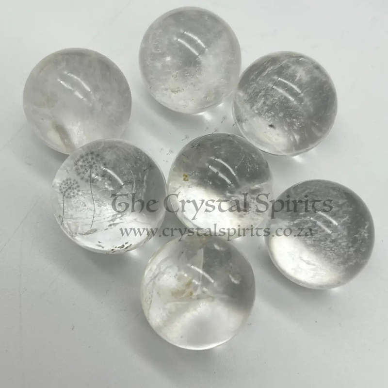 Clear Quartz Spheres