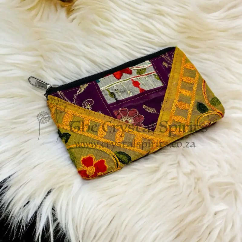 Cosmic Blessing Crystal Zip Bag