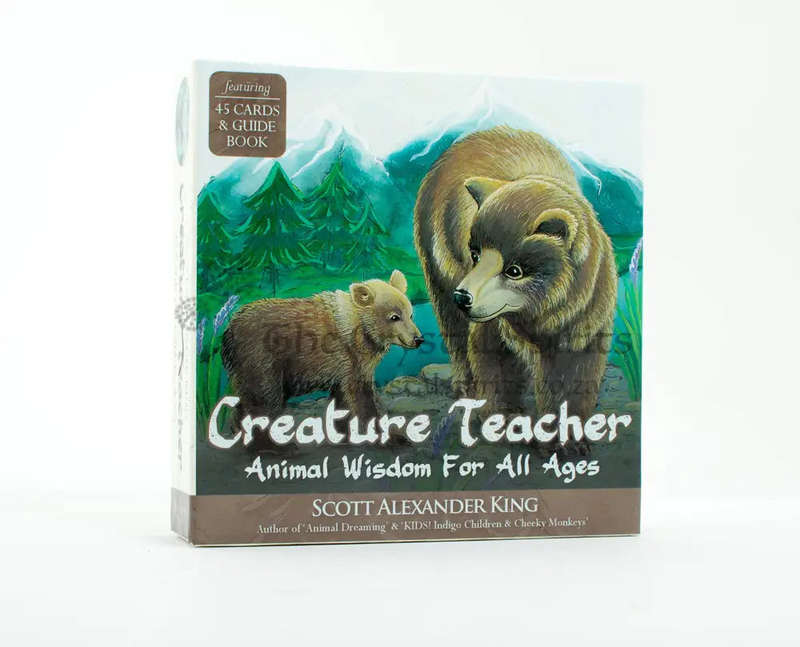 Creature Teacher Cards: Animal Wisdom for All Ages Oracle Card and Book Set by Scott Alexander King