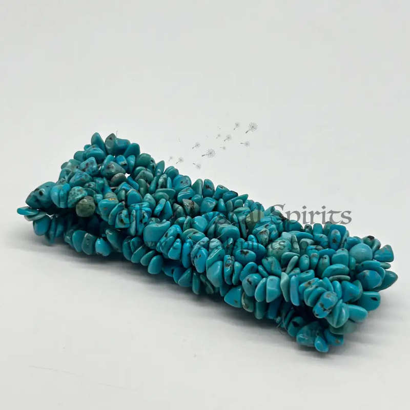 Crystal Turquoise Chip Cuffed Bracelet
