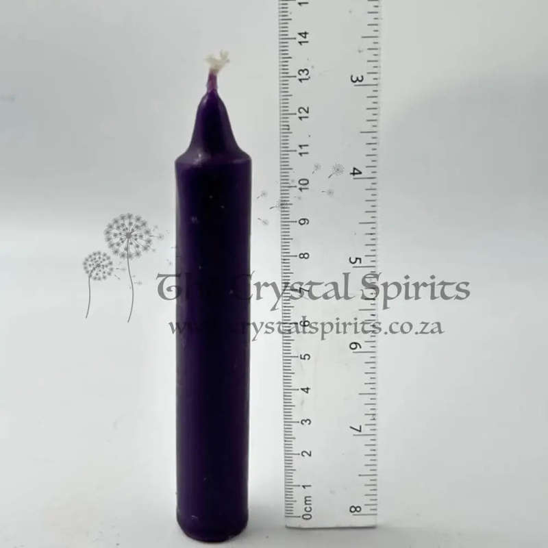 Dark Purple Solid Coloured Ritual Candles