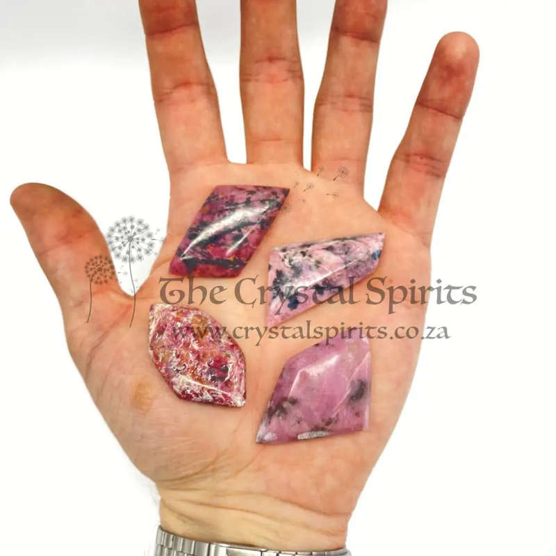 Deep Pink Rhodonite Pendant Piece