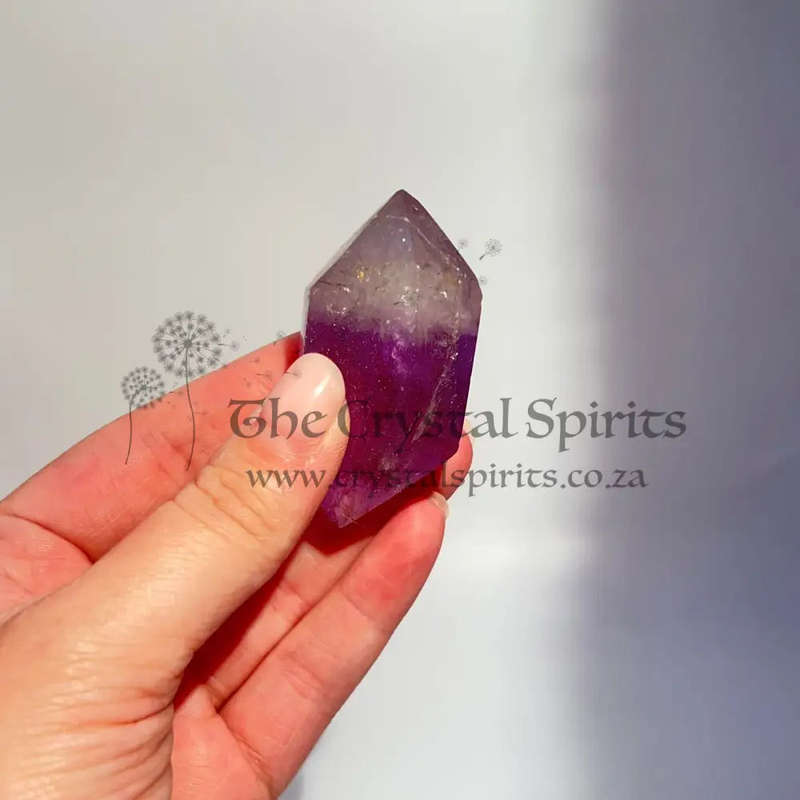 Double Terminated Amethyst Crystal From Madagascar
