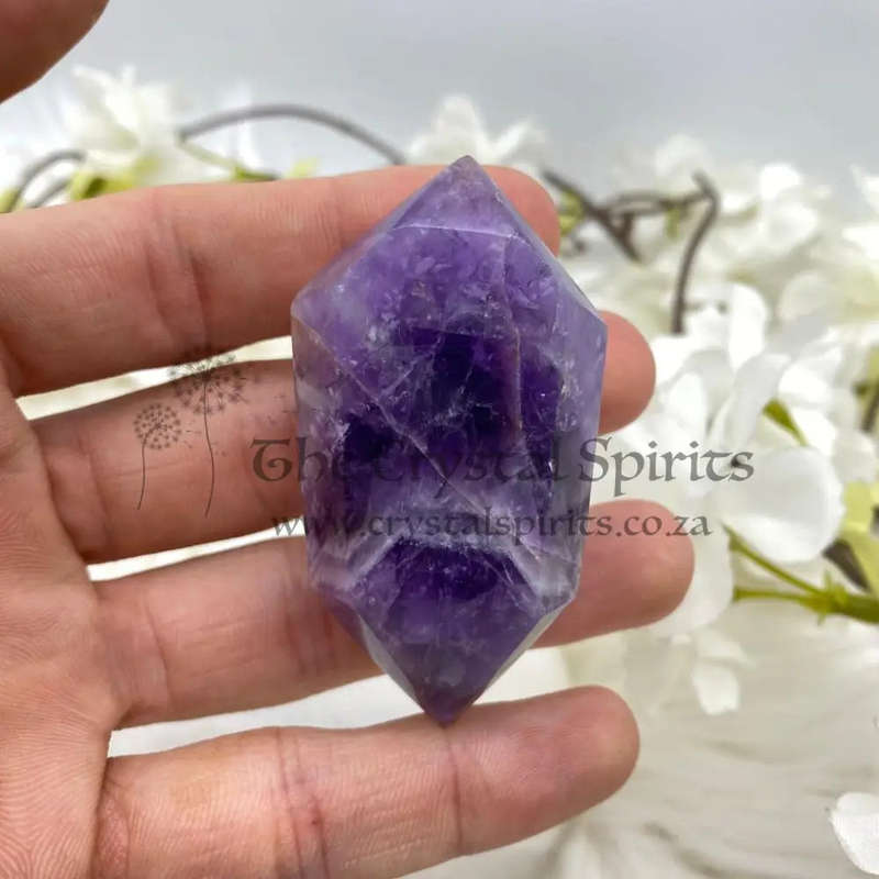 Double Terminated Amethyst Point