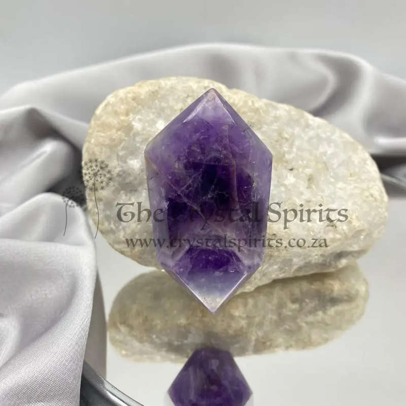 Double Terminated Amethyst Point