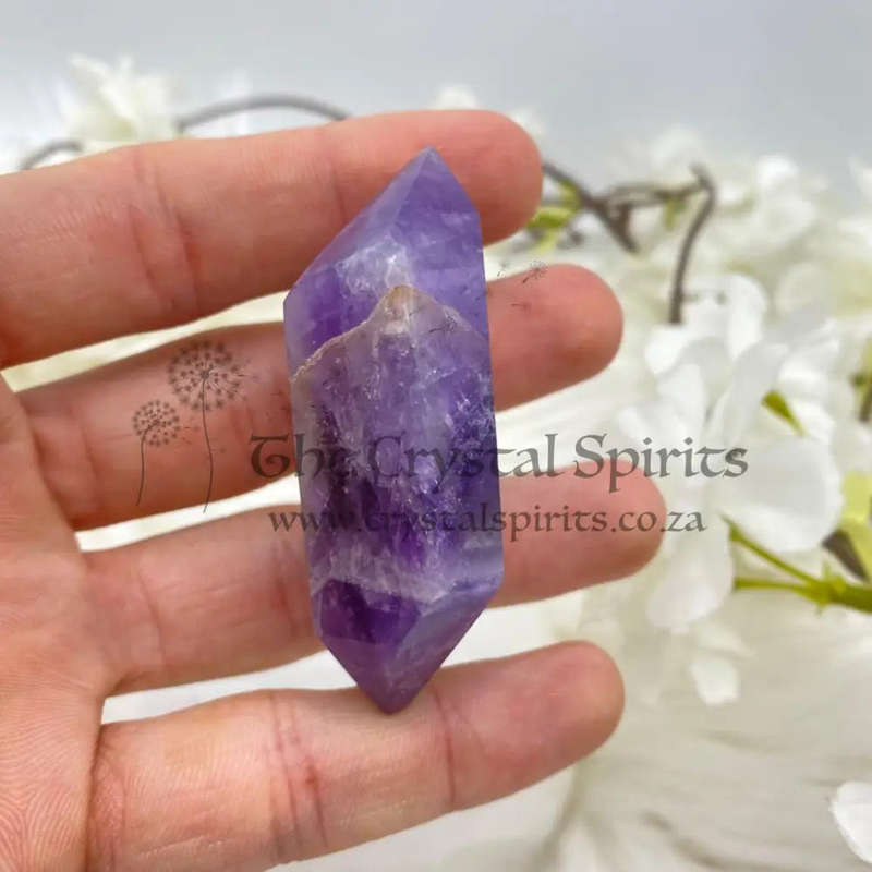 Double Terminated Amethyst Point