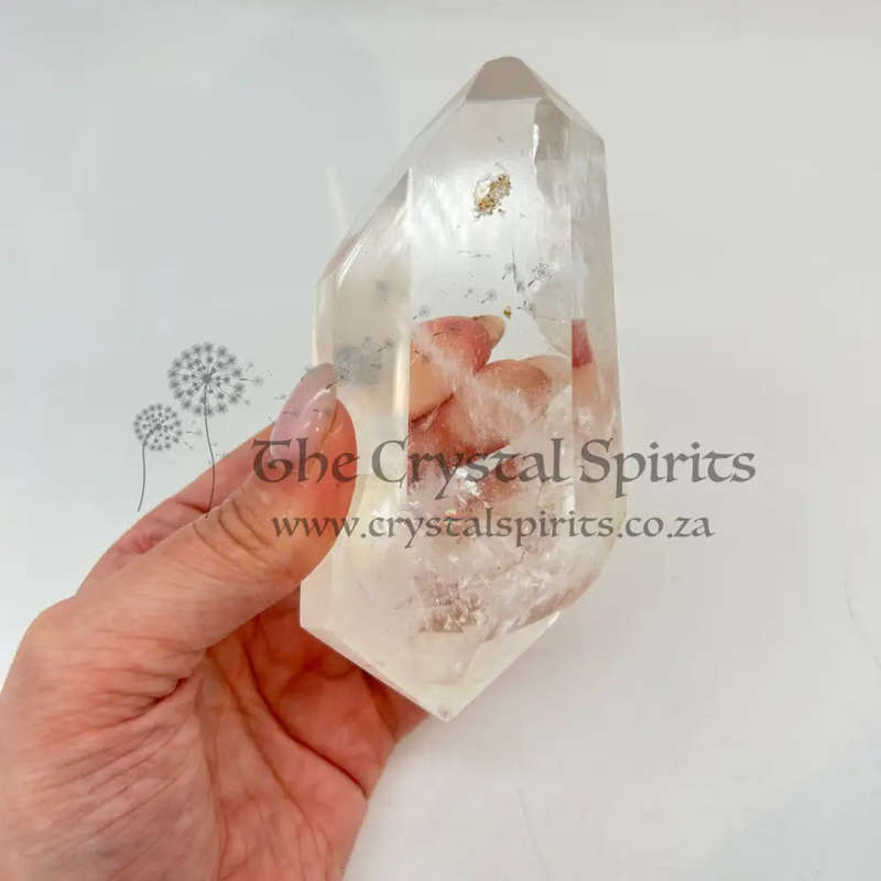 Double Terminated Clear Quartz Crystal