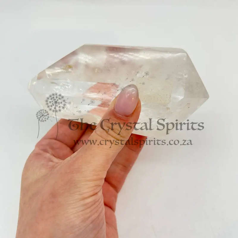 Double Terminated Clear Quartz Crystal