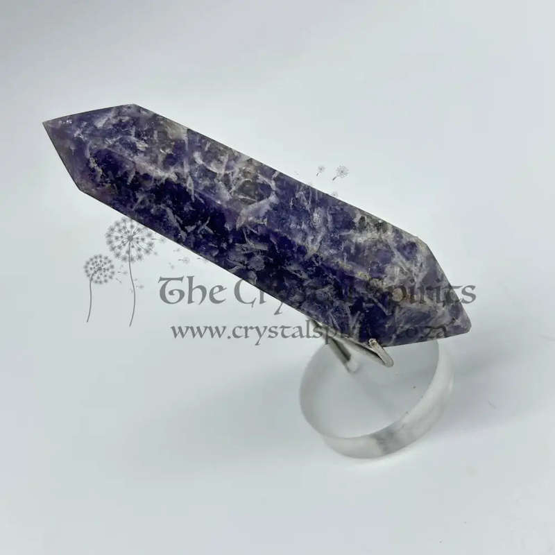 Double Terminated Lepidolite Wand