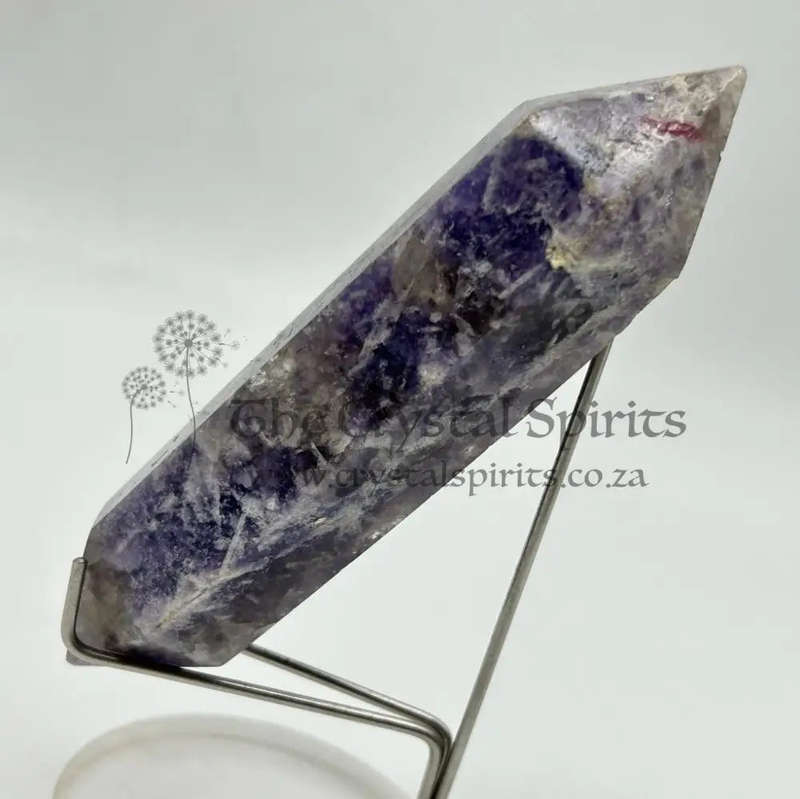 Double Terminated Lepidolite Wand for Better Business