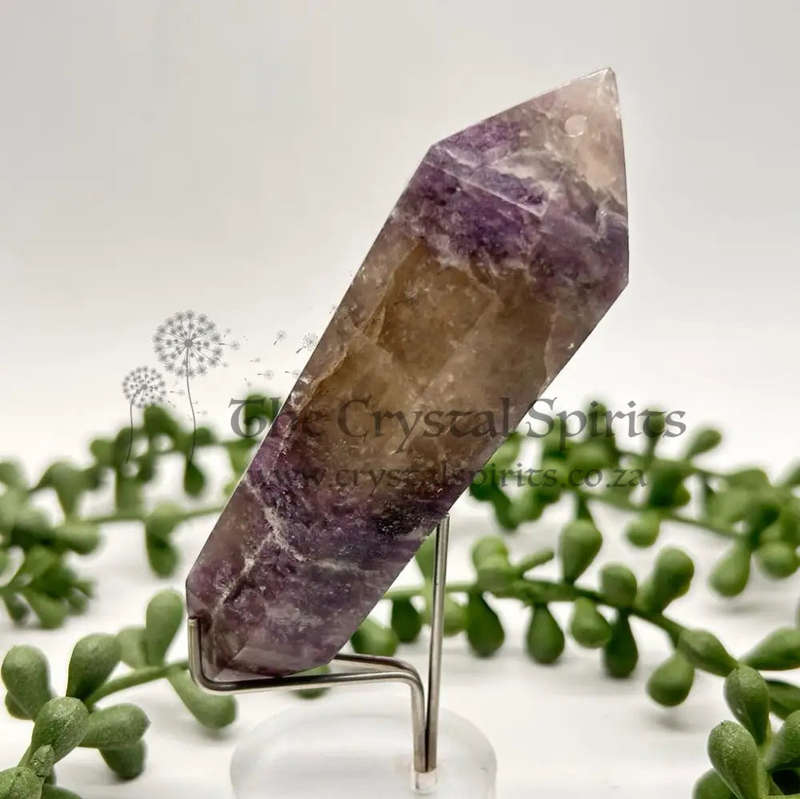 Double Terminated Lepidolite Wand for Better Business