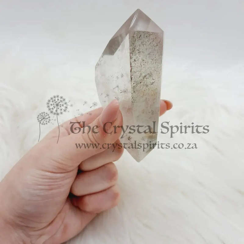 Double Terminated Quartz With Chlorite Inclusion Generator