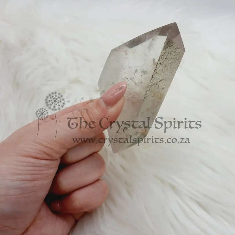 Double Terminated Quartz With Chlorite Inclusion Generator