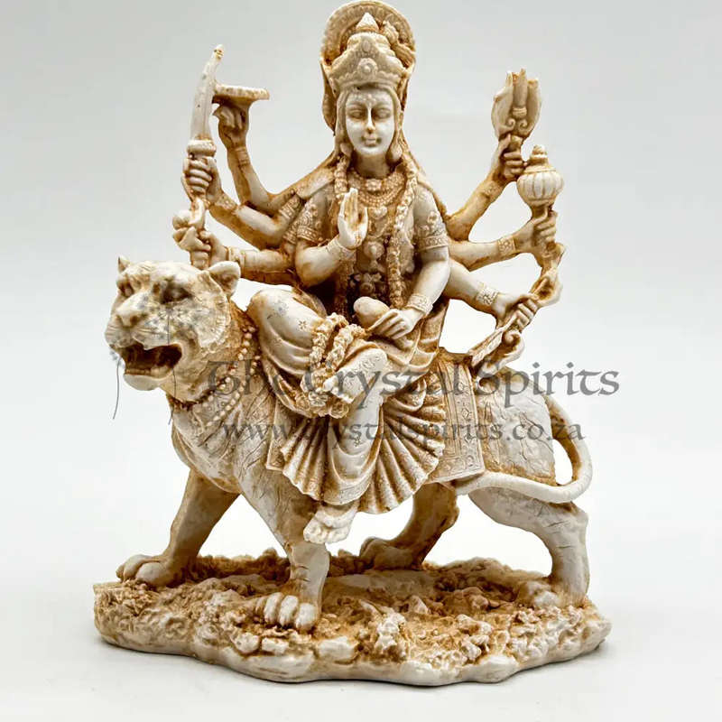 Durga White Statue
