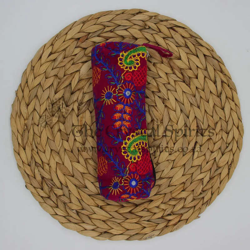 Embroidered Pencil Bag