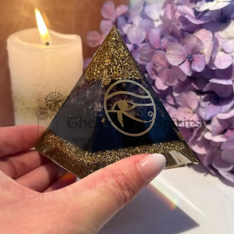 Eye Of Horus Orgonite Pyramid