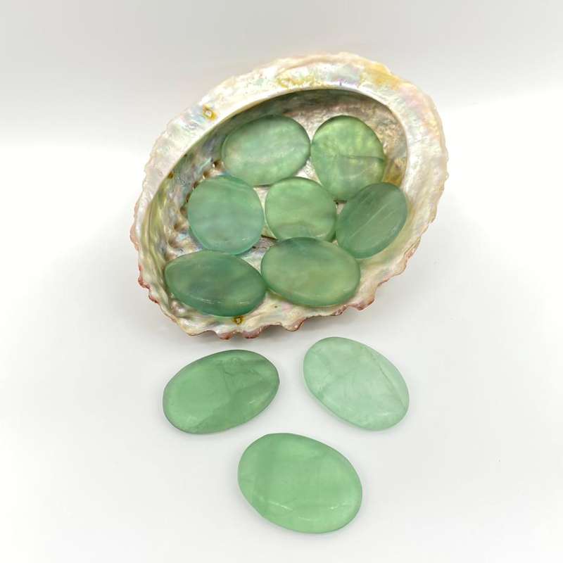 Green Fluorite Worry Stone