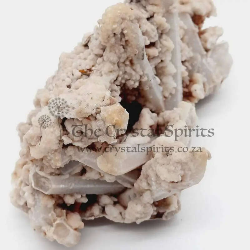 Fairy Quartz Encased In Druzy