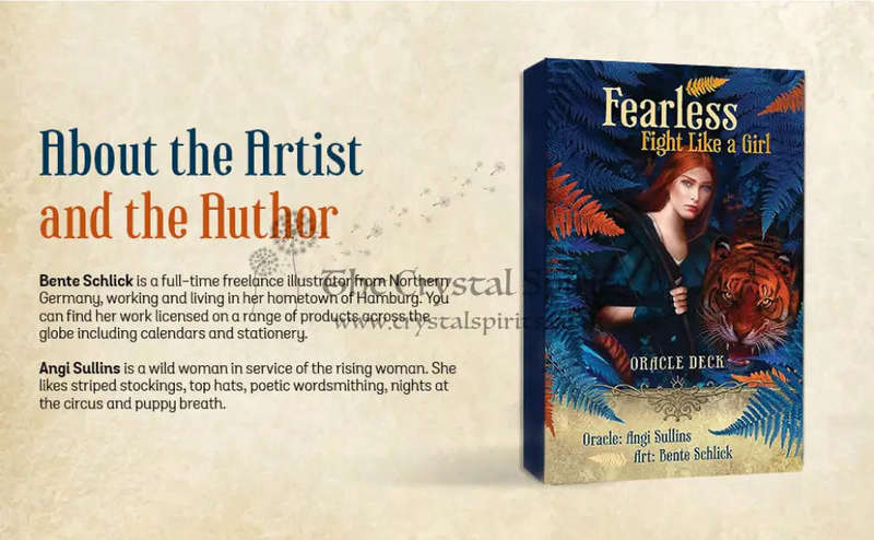 Fearless: Fight Like A Girl: Oracle Deck by Angi Sullins and Bente Schlick