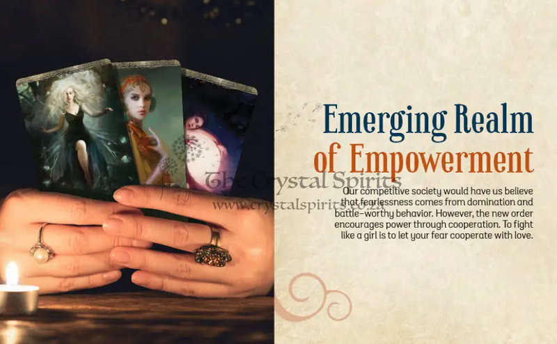Fearless: Fight Like A Girl: Oracle Deck by Angi Sullins and Bente Schlick
