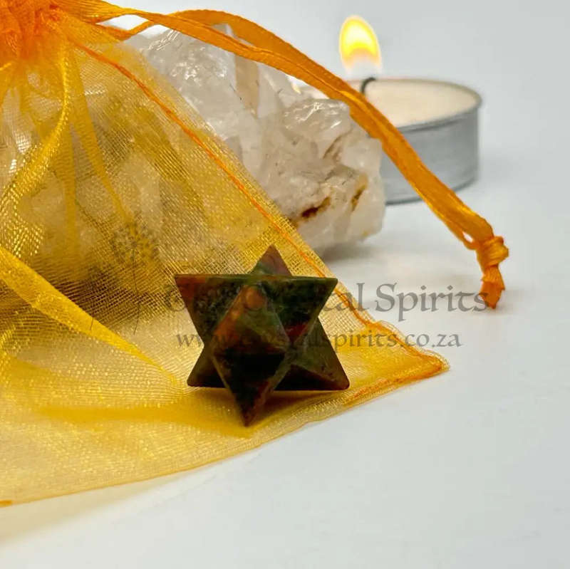 Fertility and Fruition Unakite Merkaba