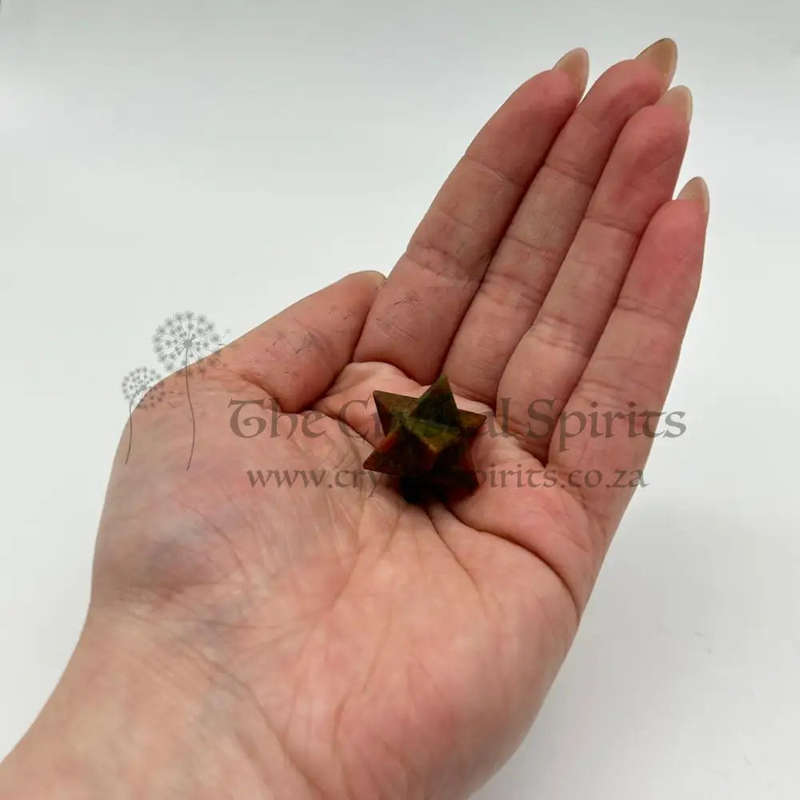 Fertility and Fruition Unakite Merkaba