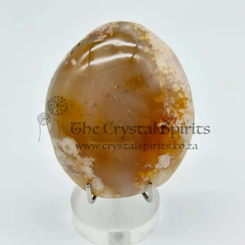 Flower Agate Oval