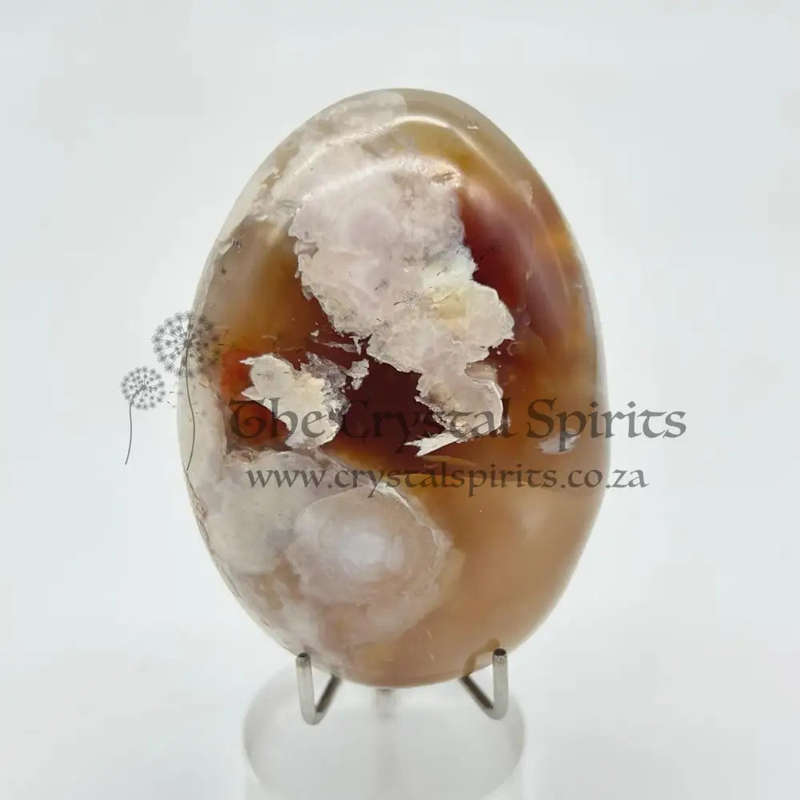 Flower Agate Oval