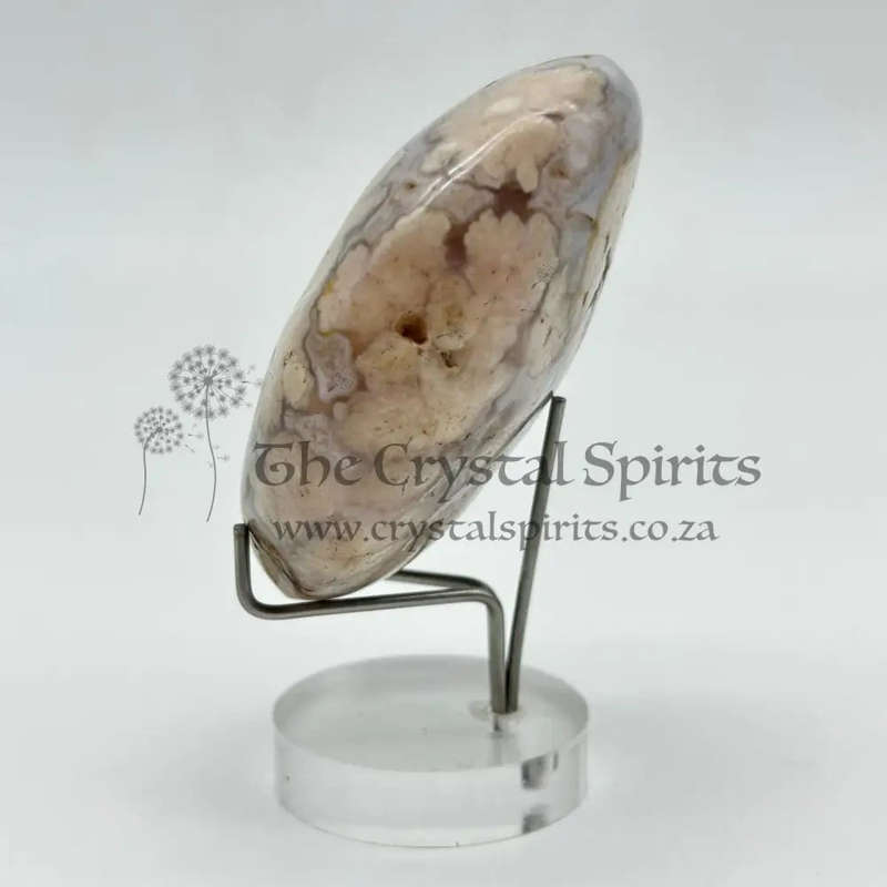 Flower Agate Oval