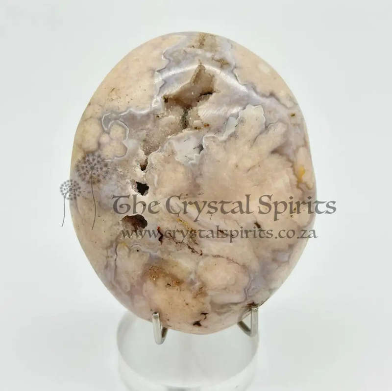 Flower Agate Oval