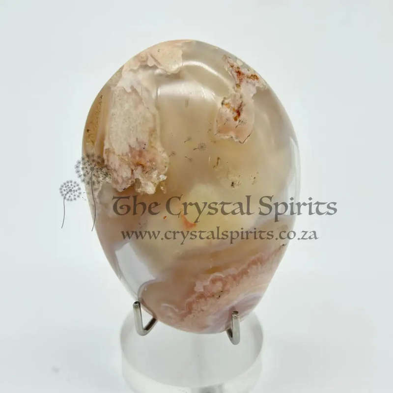 Flower Agate Oval