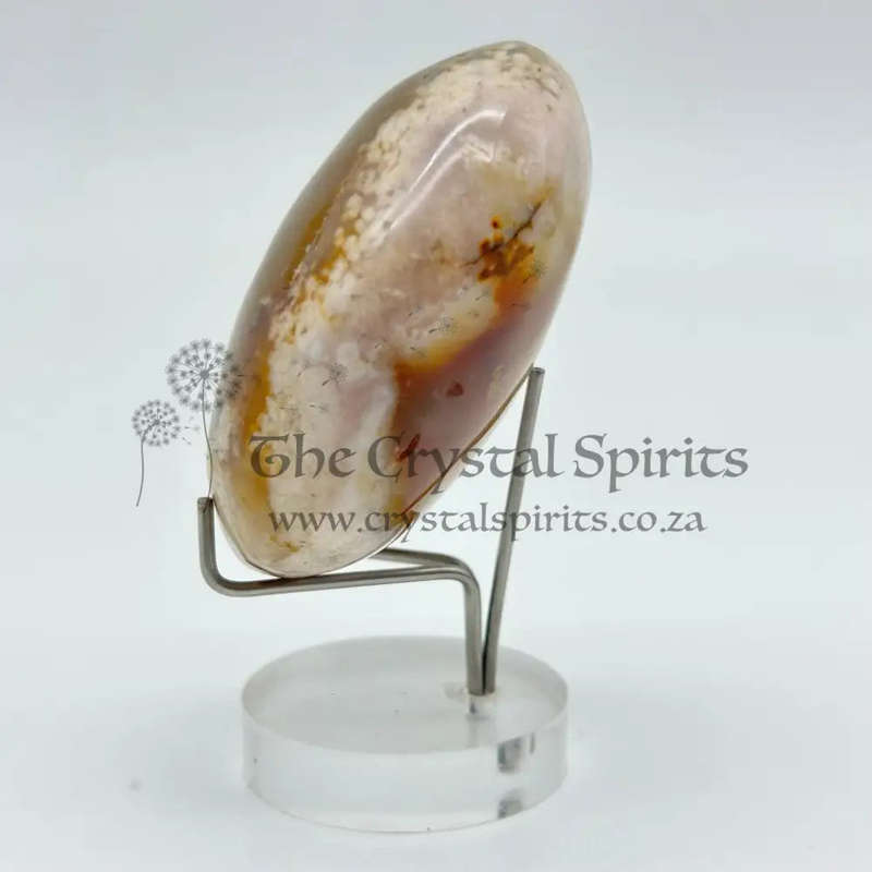 Flower Agate Oval