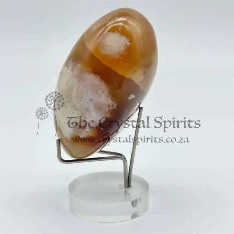 Flower Agate Oval