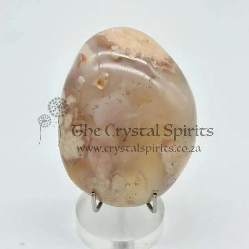 Flower Agate Oval