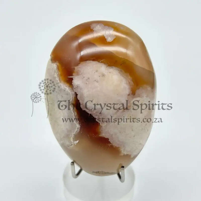 Flower Agate Oval