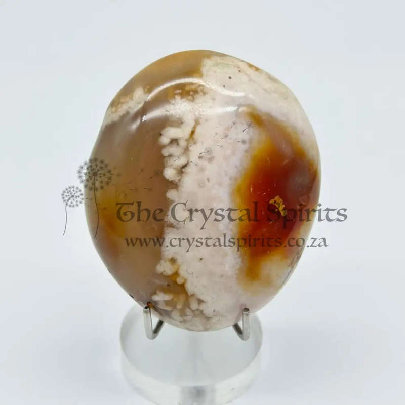 Flower Agate Oval
