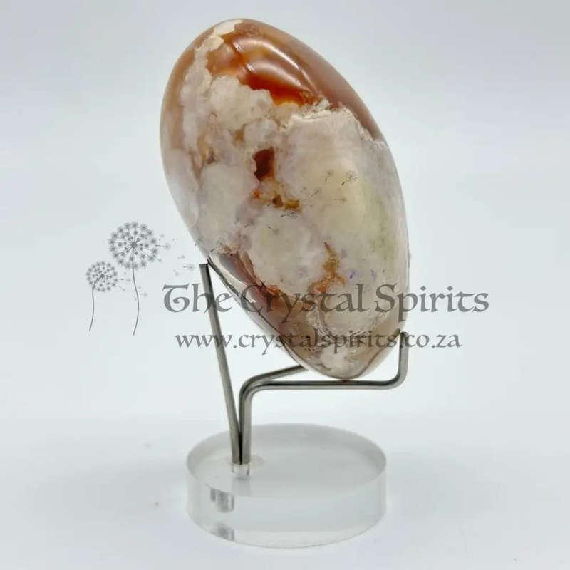Flower Agate Oval