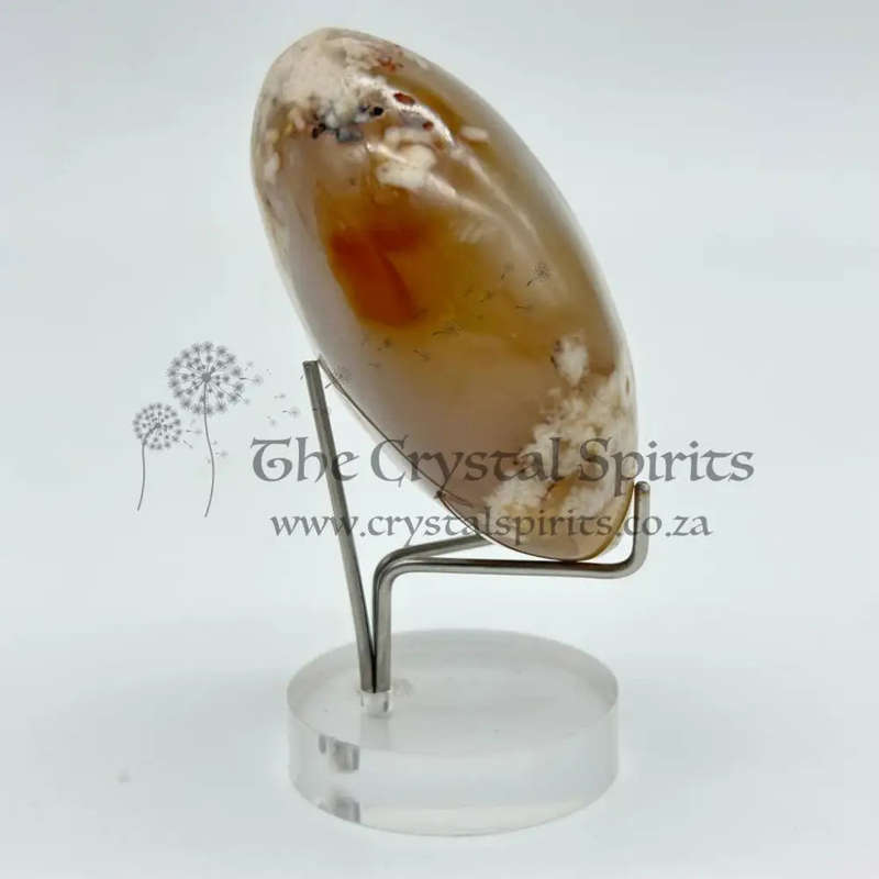 Flower Agate Oval