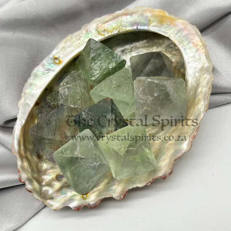 Fluorite Octahedrons