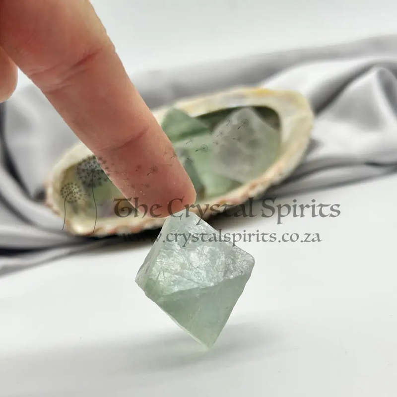 Fluorite Octahedrons