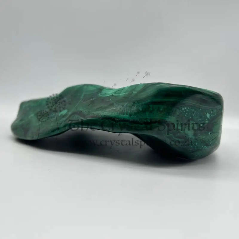 Freeform Malachite Crystal Slab